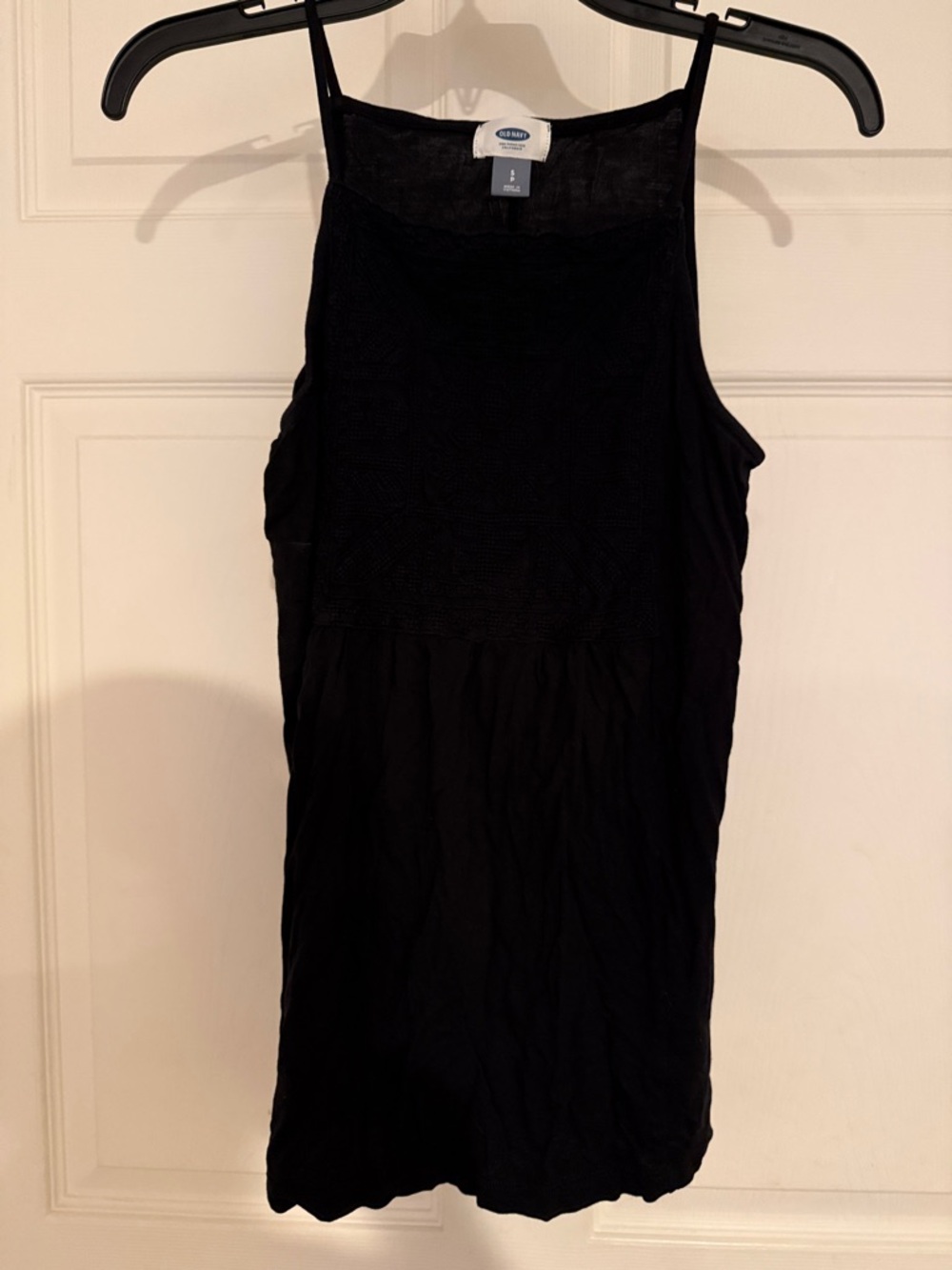 Old Navy Black Slim Camisole Tank with Thin Straps